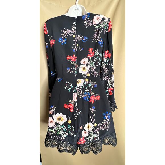 Nicholas Cecile Silk Floral Romper US 2 - Picture 5 of 10